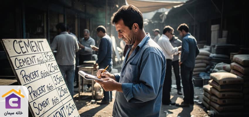 نحوه استعلام قیمت از پلتفرم بورس خانه سیمان