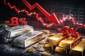 بازگشت طلا و نقره پس از اصلاح‌ سنگین